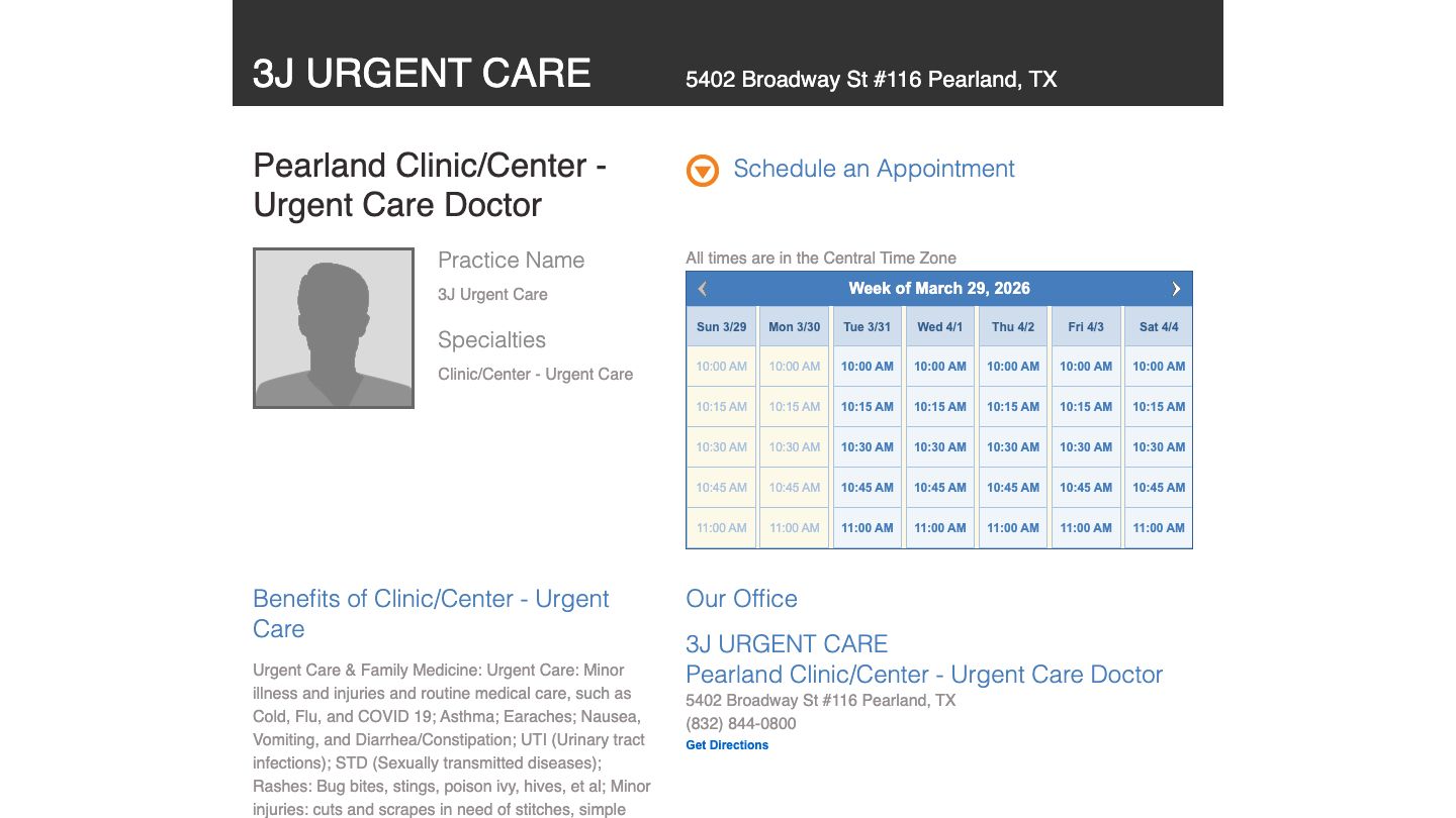 3J Urgent Care