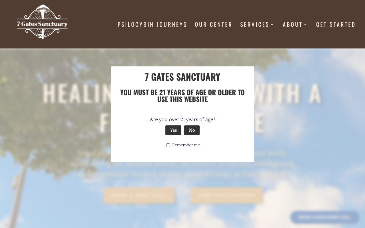 7 Gates Sanctuary Psilocybin Service Center