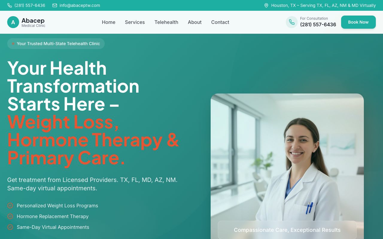 Abacep Testosterone and Weight Loss Clinic