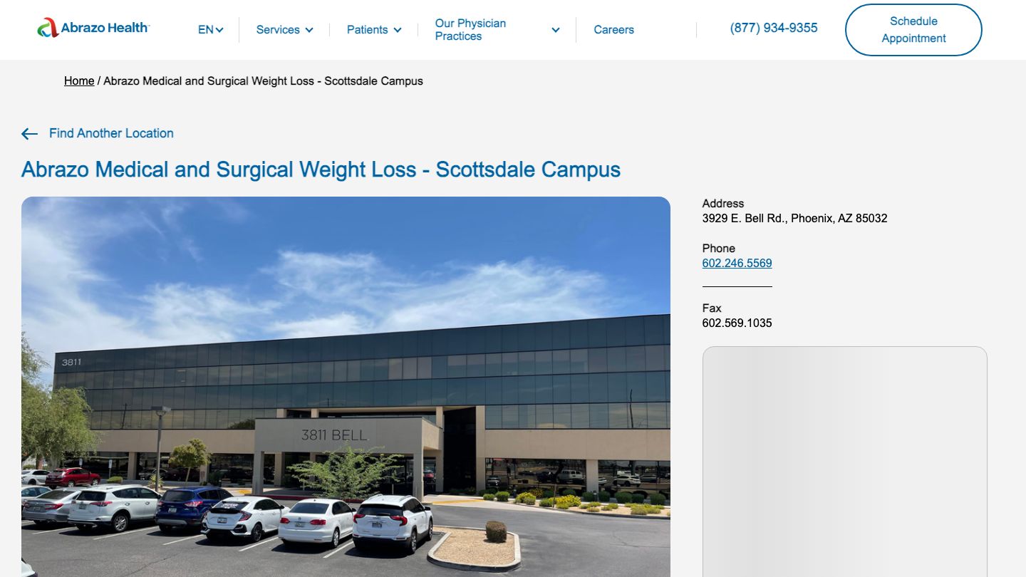 Abrazo Medical & Surgical Weight Loss at Scottsdale Campus