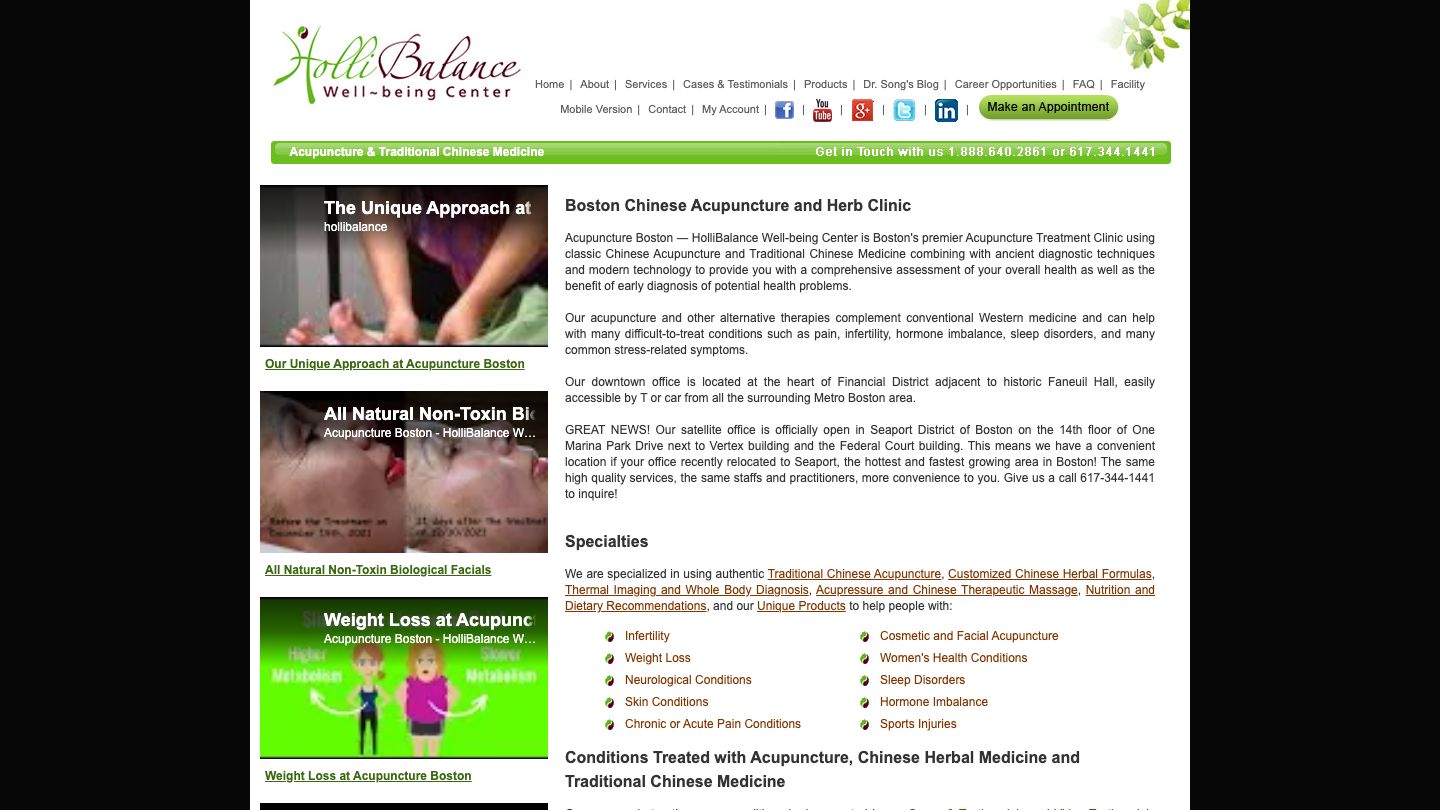 Acupuncture Boston - HolliBalance Well-being Center