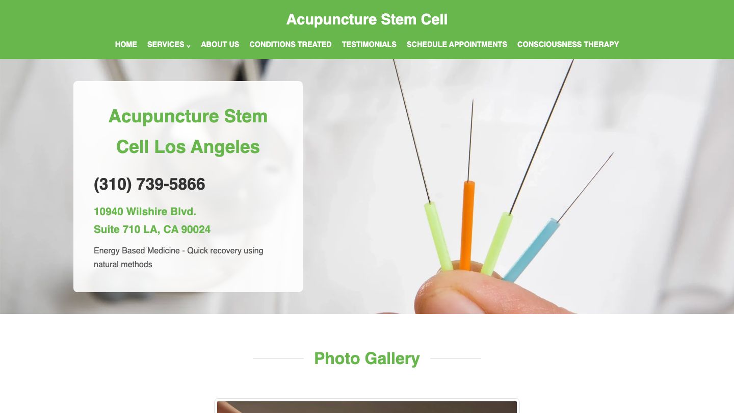 Acupuncture Stem Cell