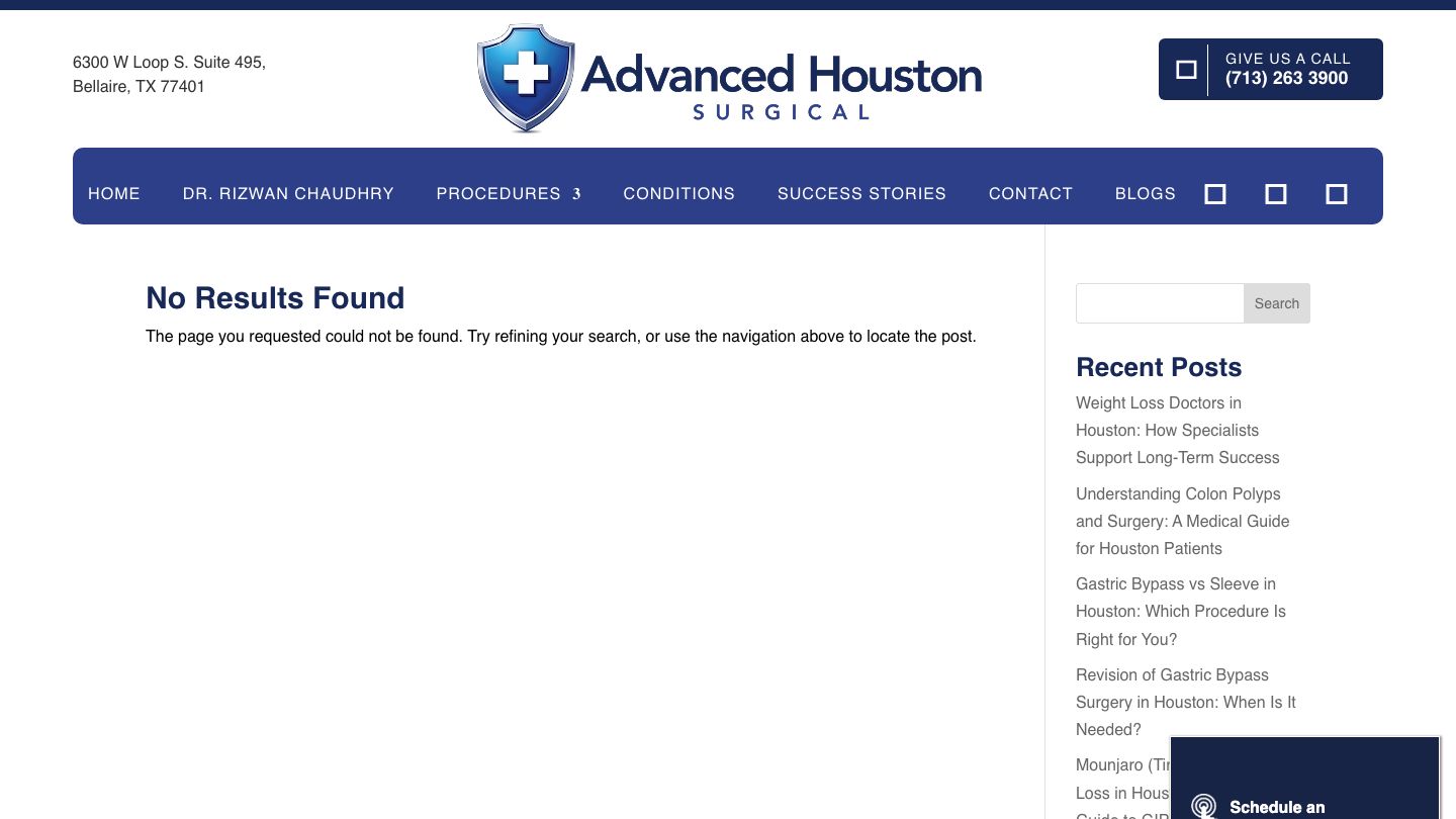 Advanced Houston Surgical - Dr. Rizwan Chaudhry, MD - Weight Loss Surgeon