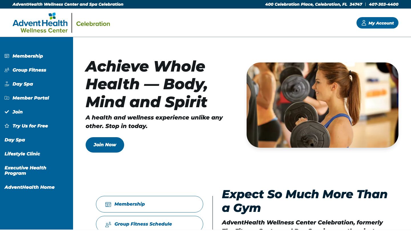 AdventHealth Wellness Center & Spa Celebration