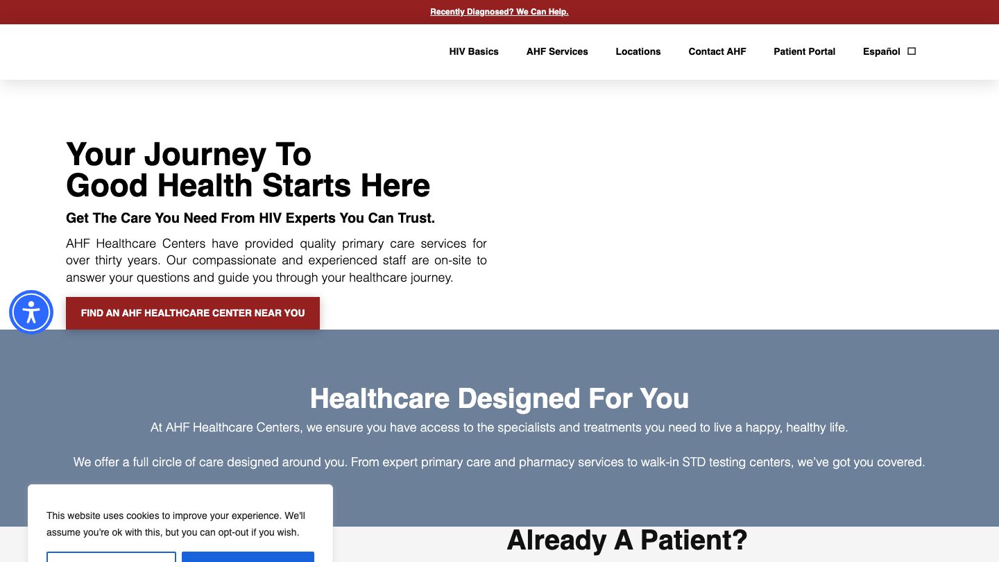 AHF Healthcare Center - Houston Binz