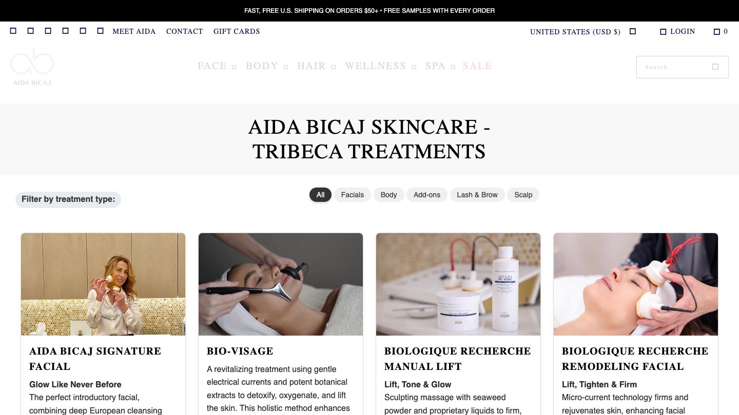 Aida Bicaj Skincare - Tribecca