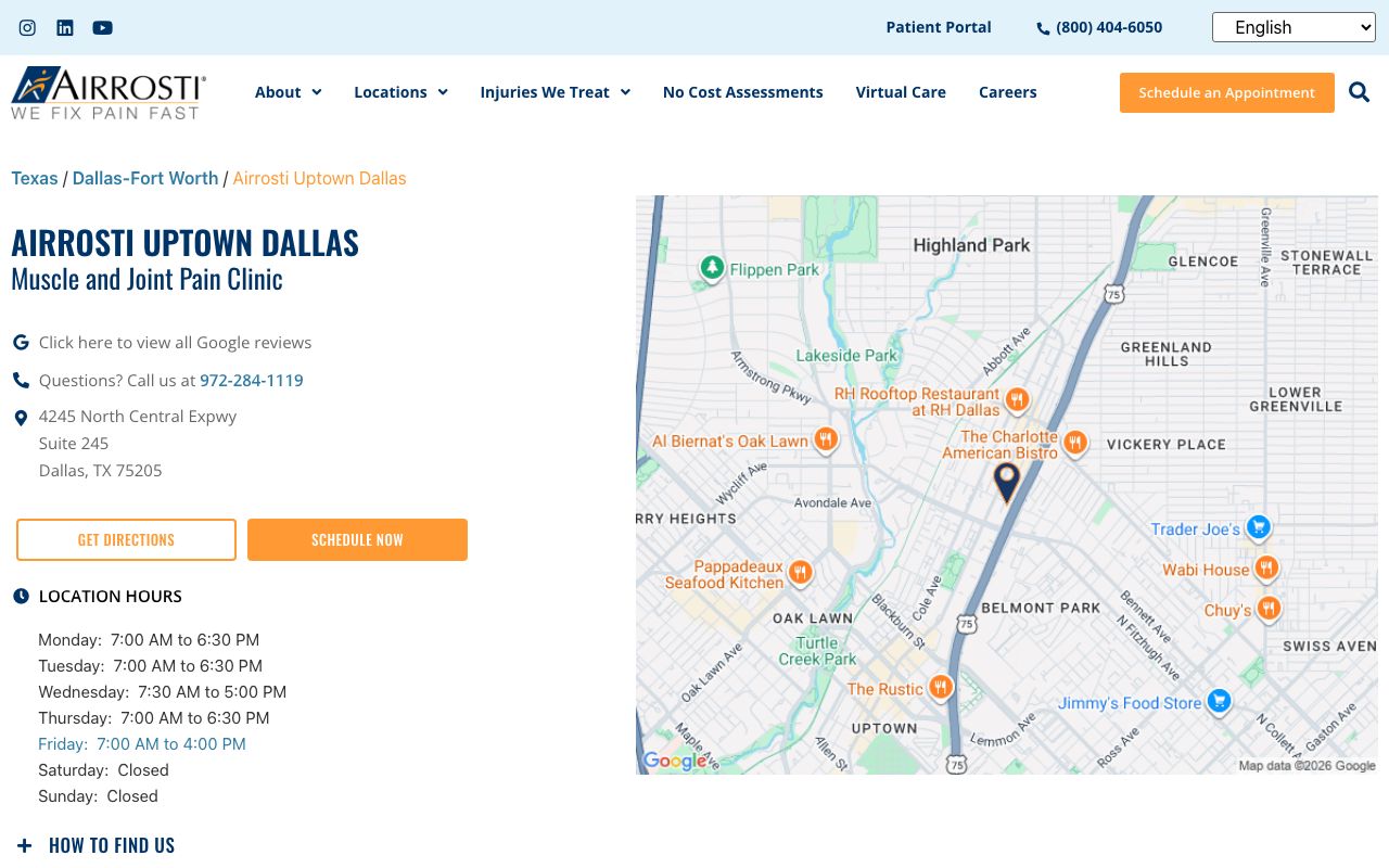 Airrosti Uptown Dallas