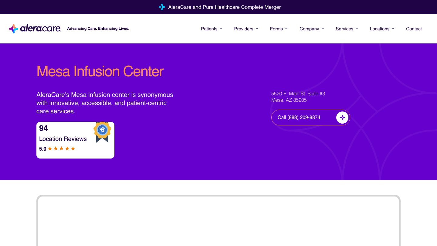 AleraCare Infusion Center - Mesa
