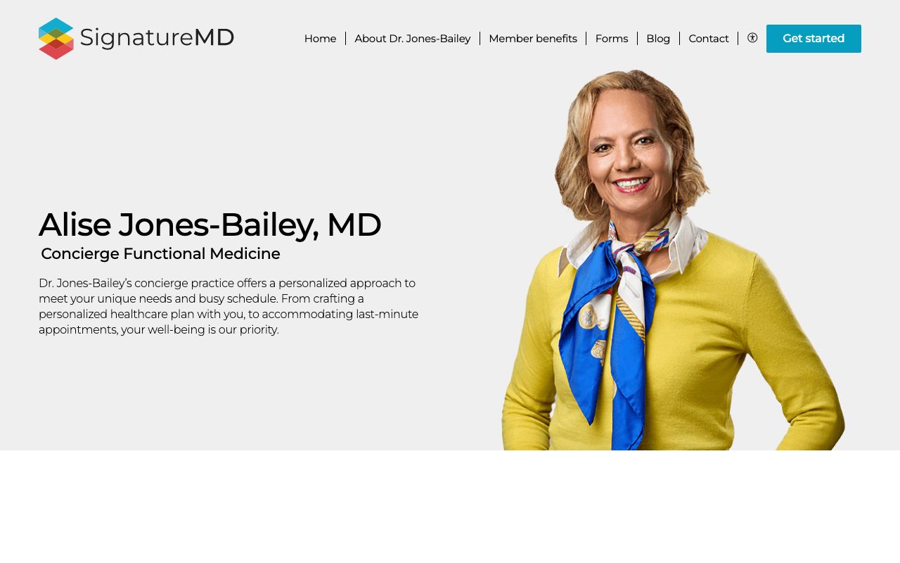 Alise Jones-Bailey, MD, A SignatureMD Physician