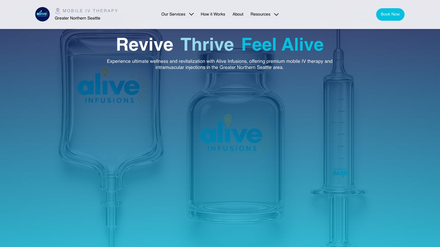 Alive Infusions | Mobile IV Therapy | Seattle