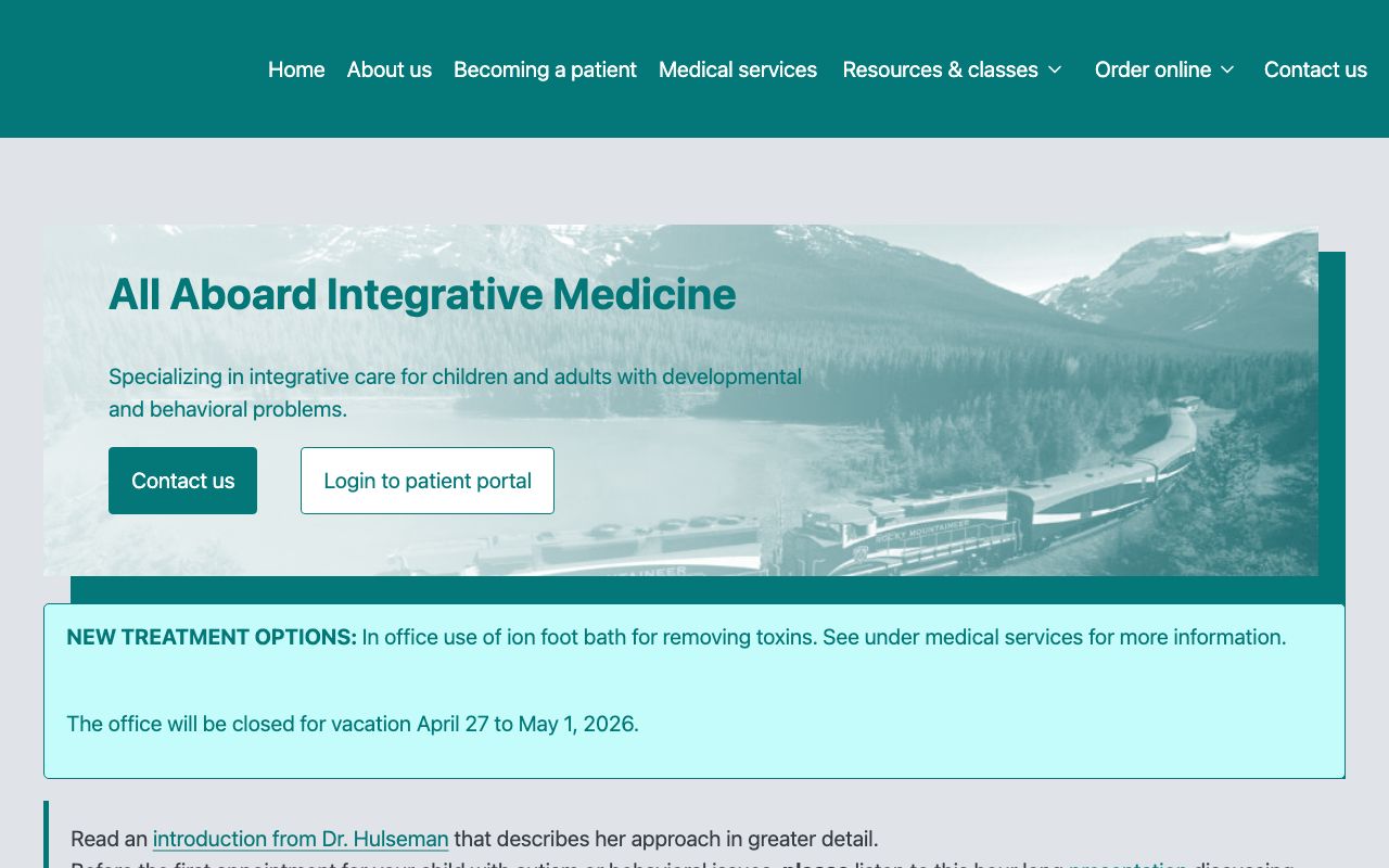 All Aboard Integrative Medicine, LLC