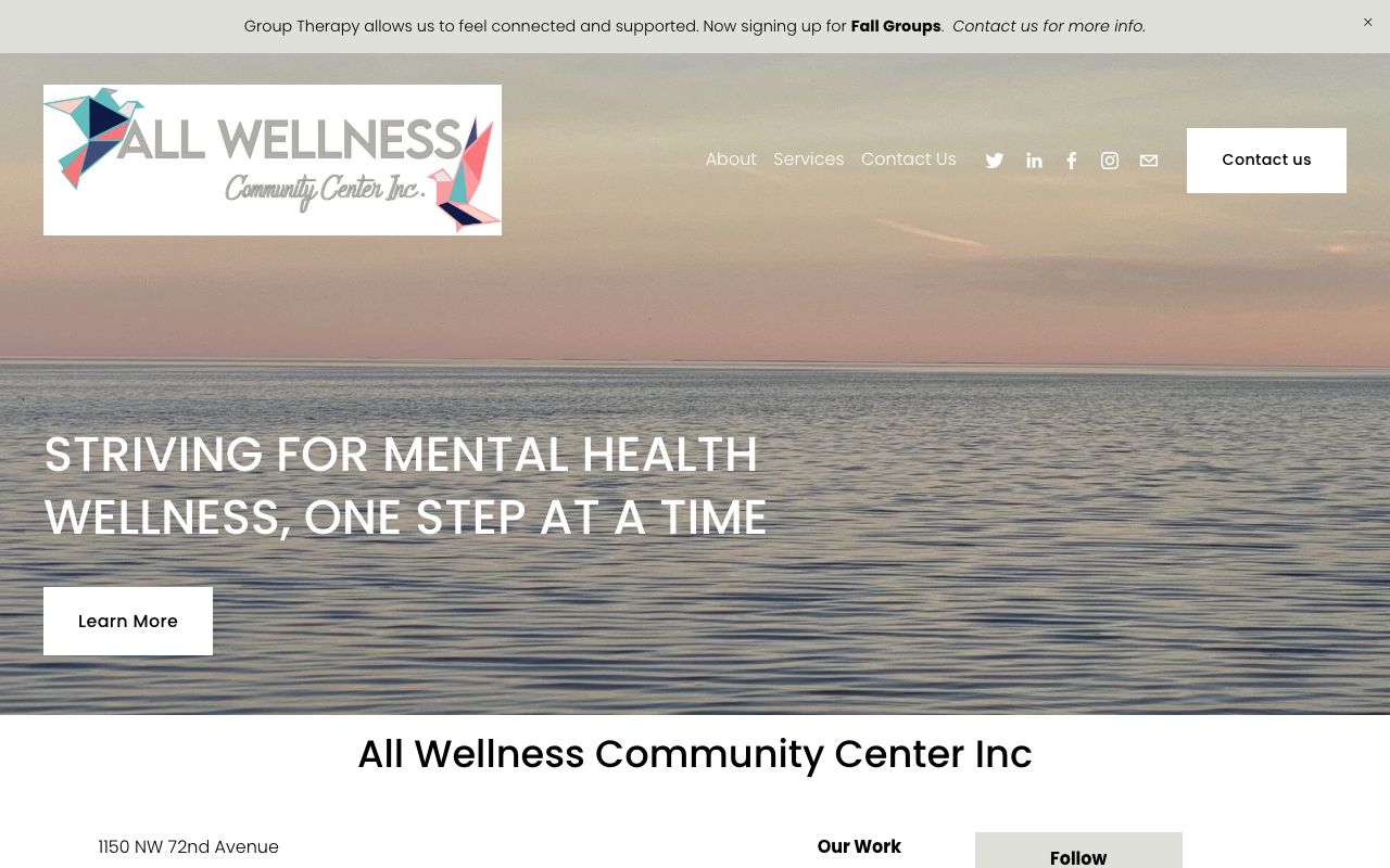All Wellness Community Center, Inc