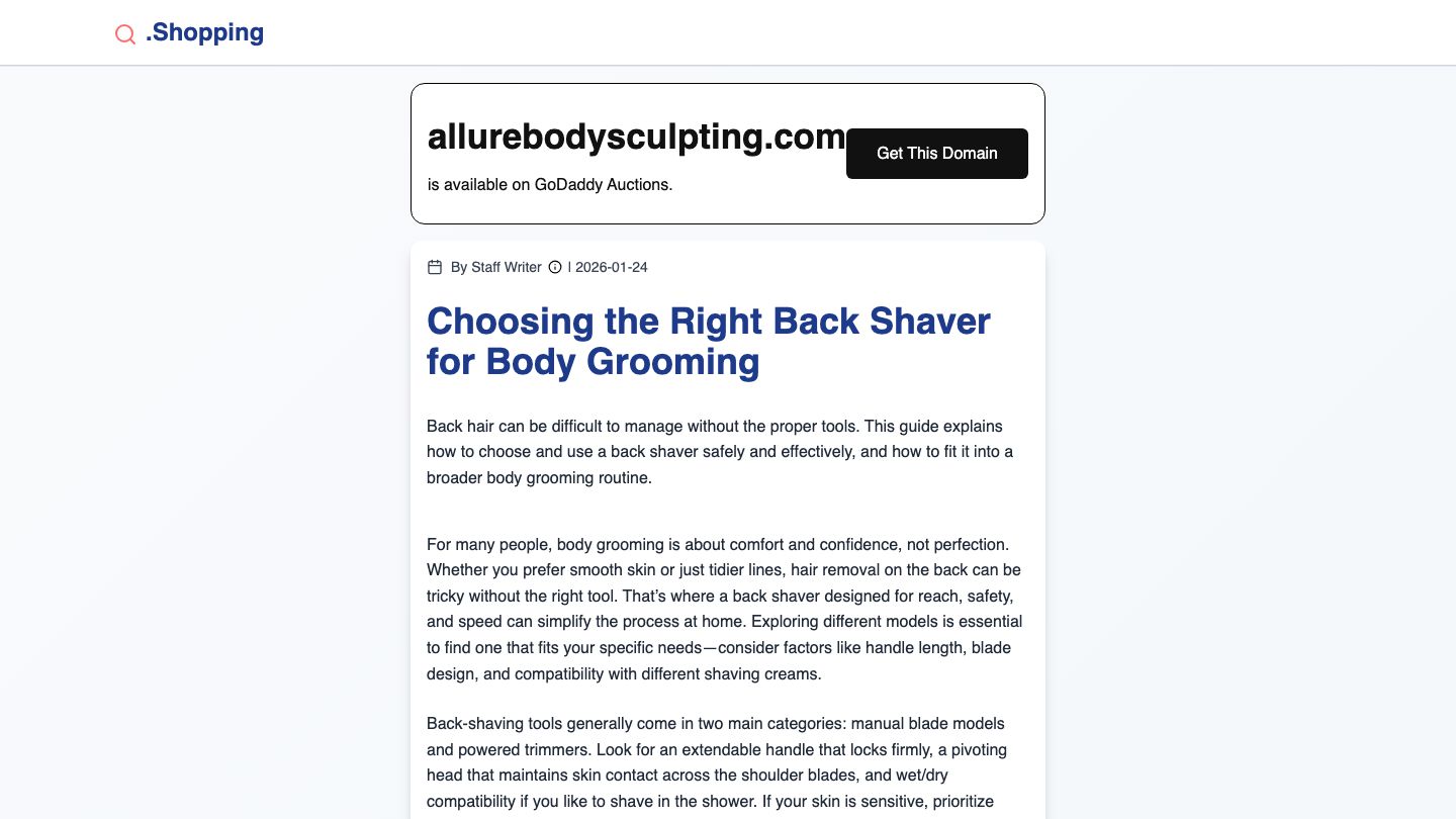 Allure Body Sculpting