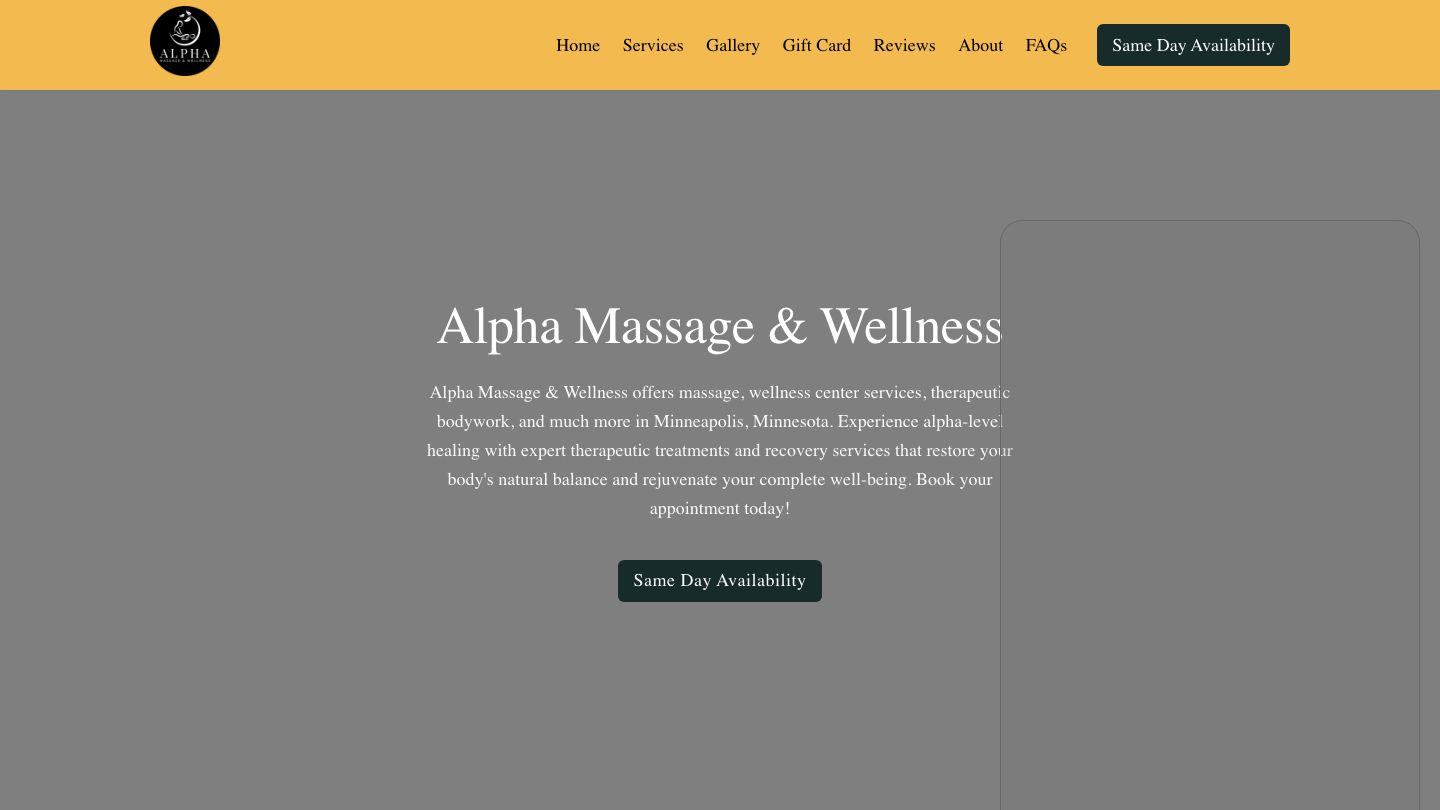 Alpha Massage & Wellness