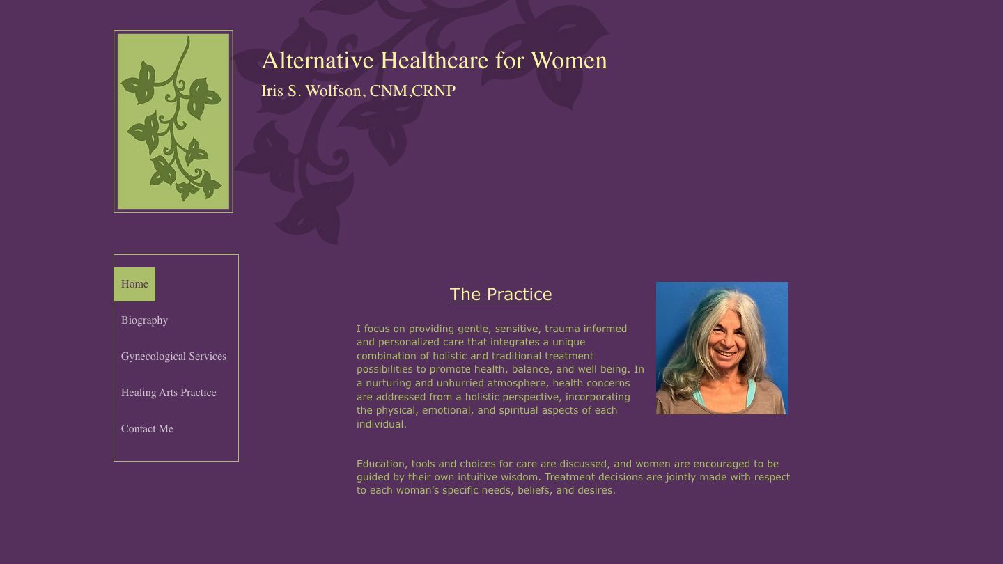 Alternative Healthcare for Women - Iris Wolfson - CNM, CRNP