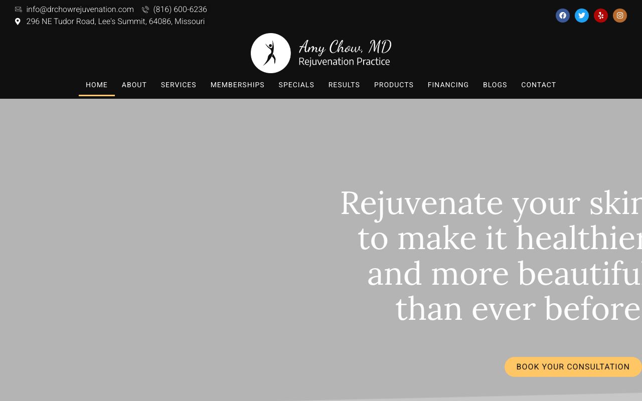 Amy Chow, MD Rejuvenation Practice Med Spa