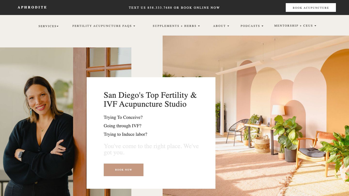 Aphrodite Fertility Acupuncture