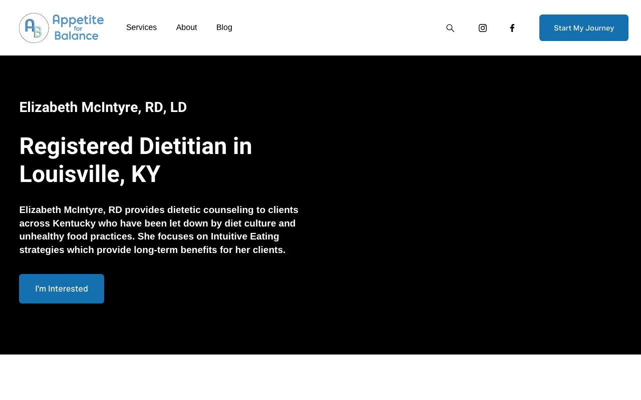 Appetite for Balance