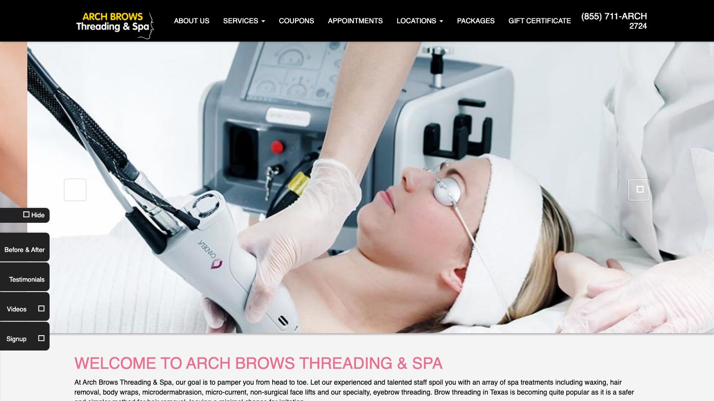 Arch Brows Threading & Spa - Fort Worth (Alliance)