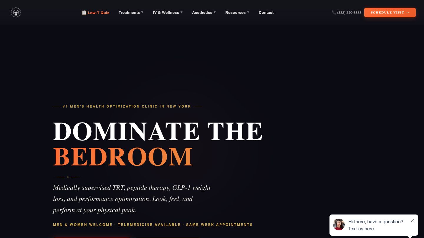 Atlas Mens Health Clinic - Midtown Manhattan | TRT | Peptides | Weight Loss Clinic