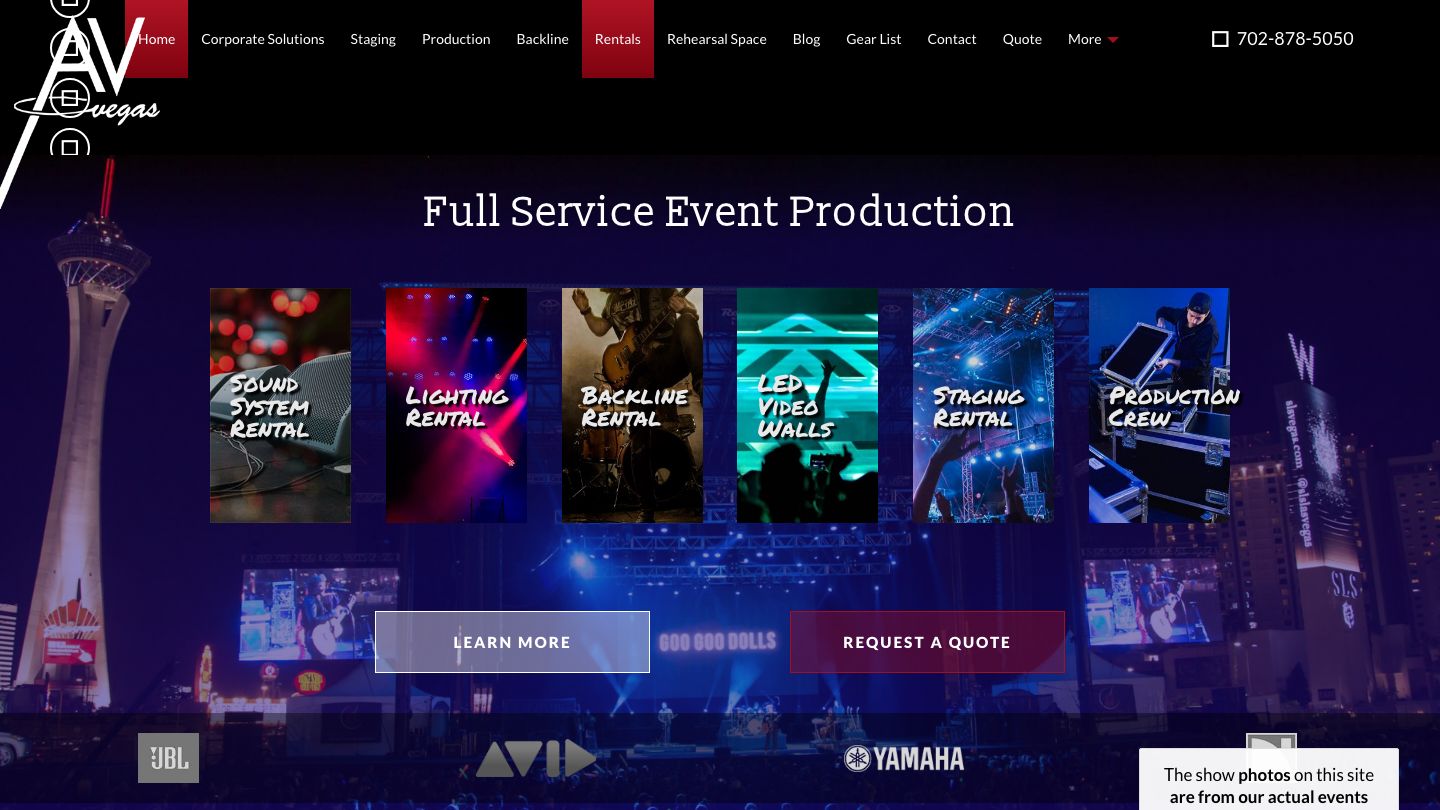 AV Vegas - Audio, Video, Lighting, Backline & Stage Rental
