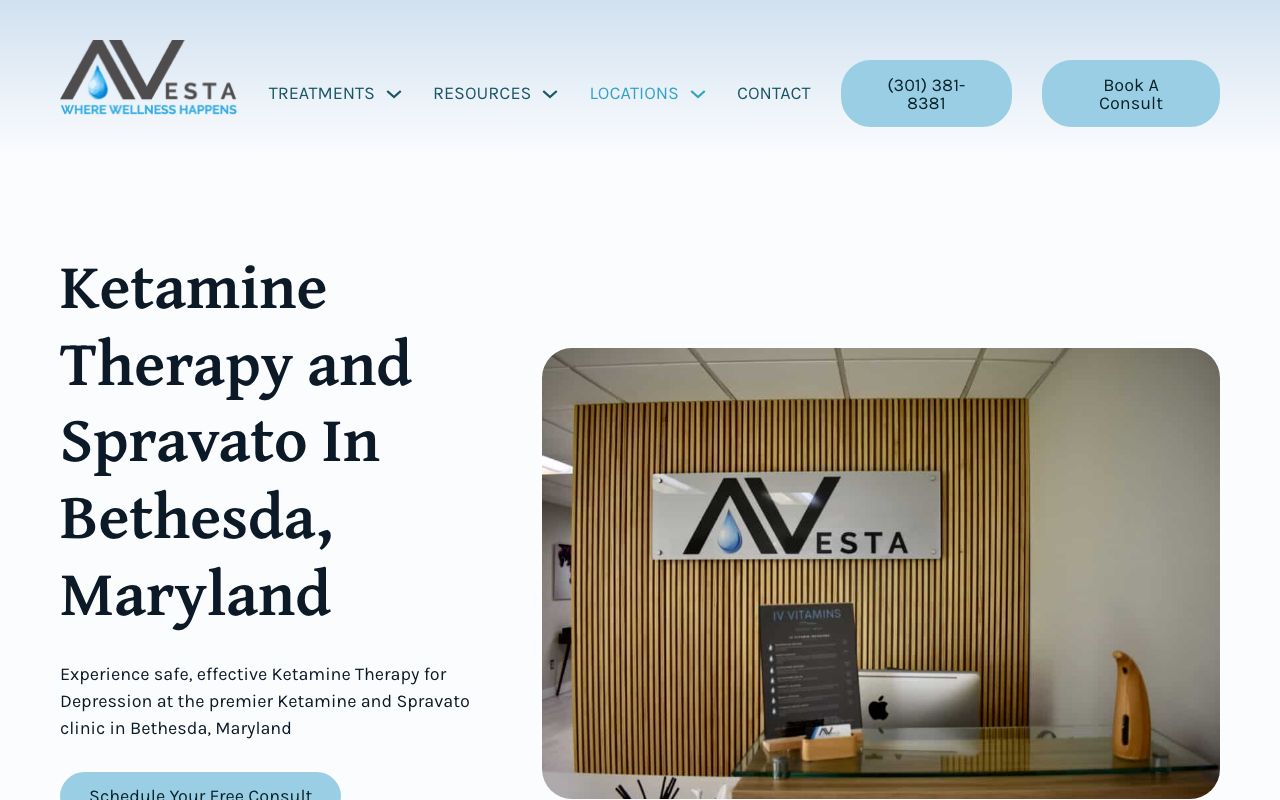Avesta Ketamine and Wellness Bethesda