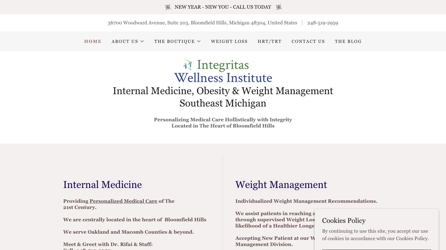 Aya Rifai, MD - Integritas Wellness Institute