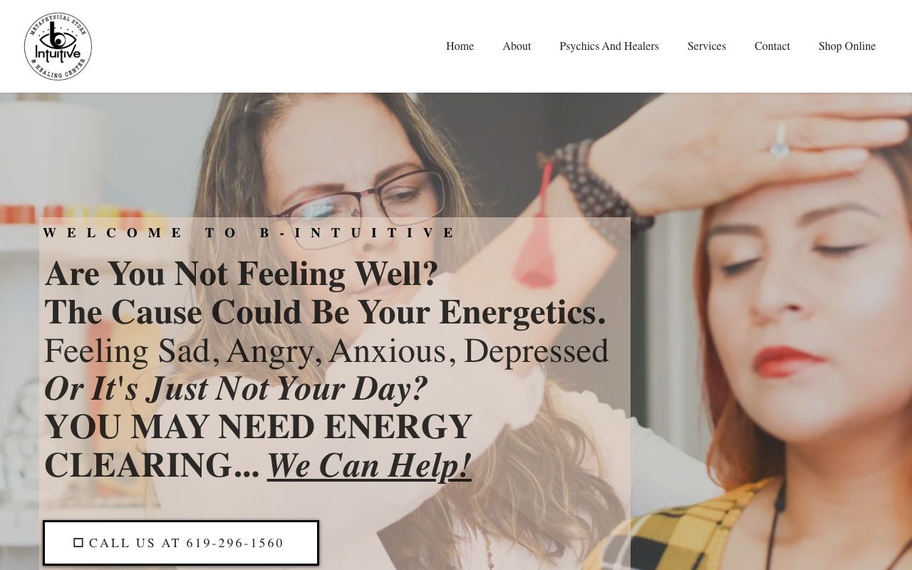 B Intuitive Metaphysical Store and Healing Center