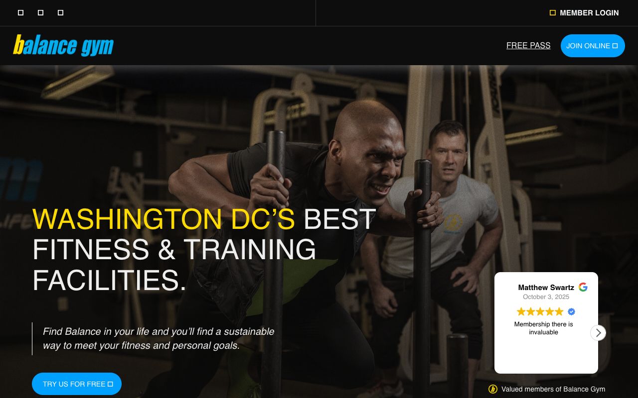 Balance Gym Foggy Bottom