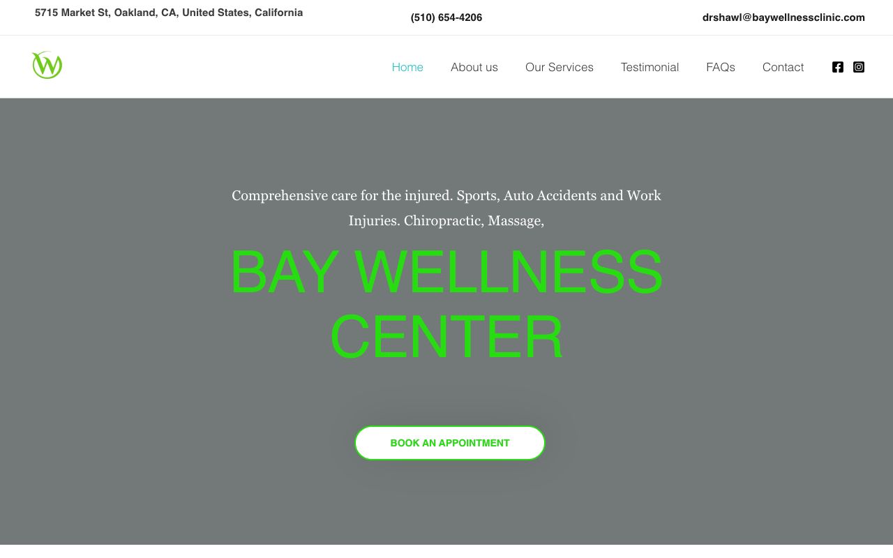 Bay Wellness Center: Theodros Shawl, DC