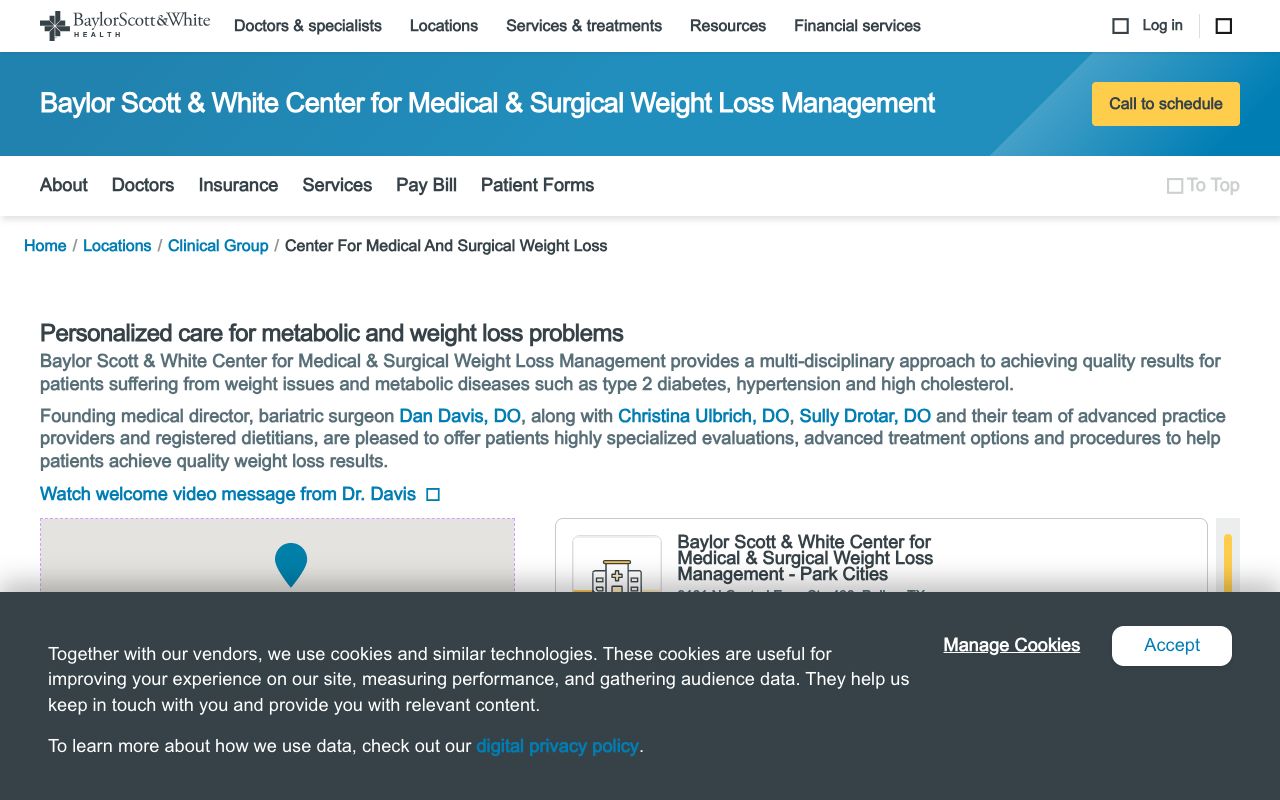 Baylor Scott & White Center for Medical & Surgical Weight Loss Management - Park Cities