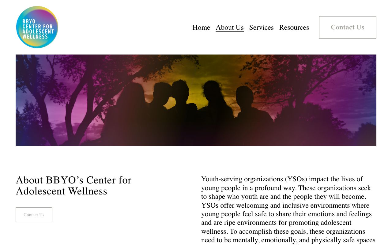 BBYO Center for Adolescent Wellness