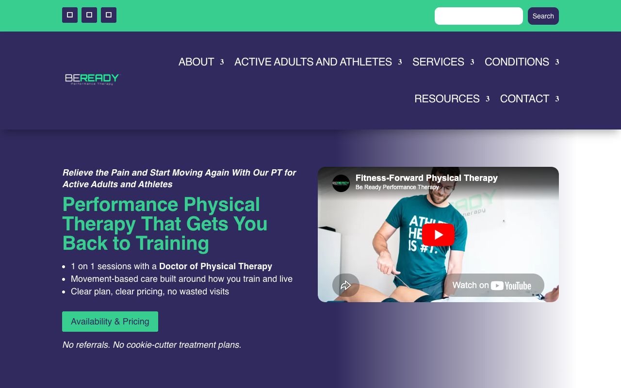 Be Ready Performance Therapy - Nashville