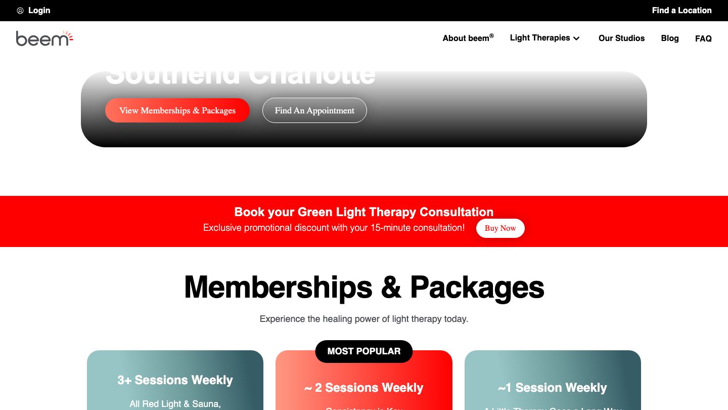 beem Light Sauna - Southend