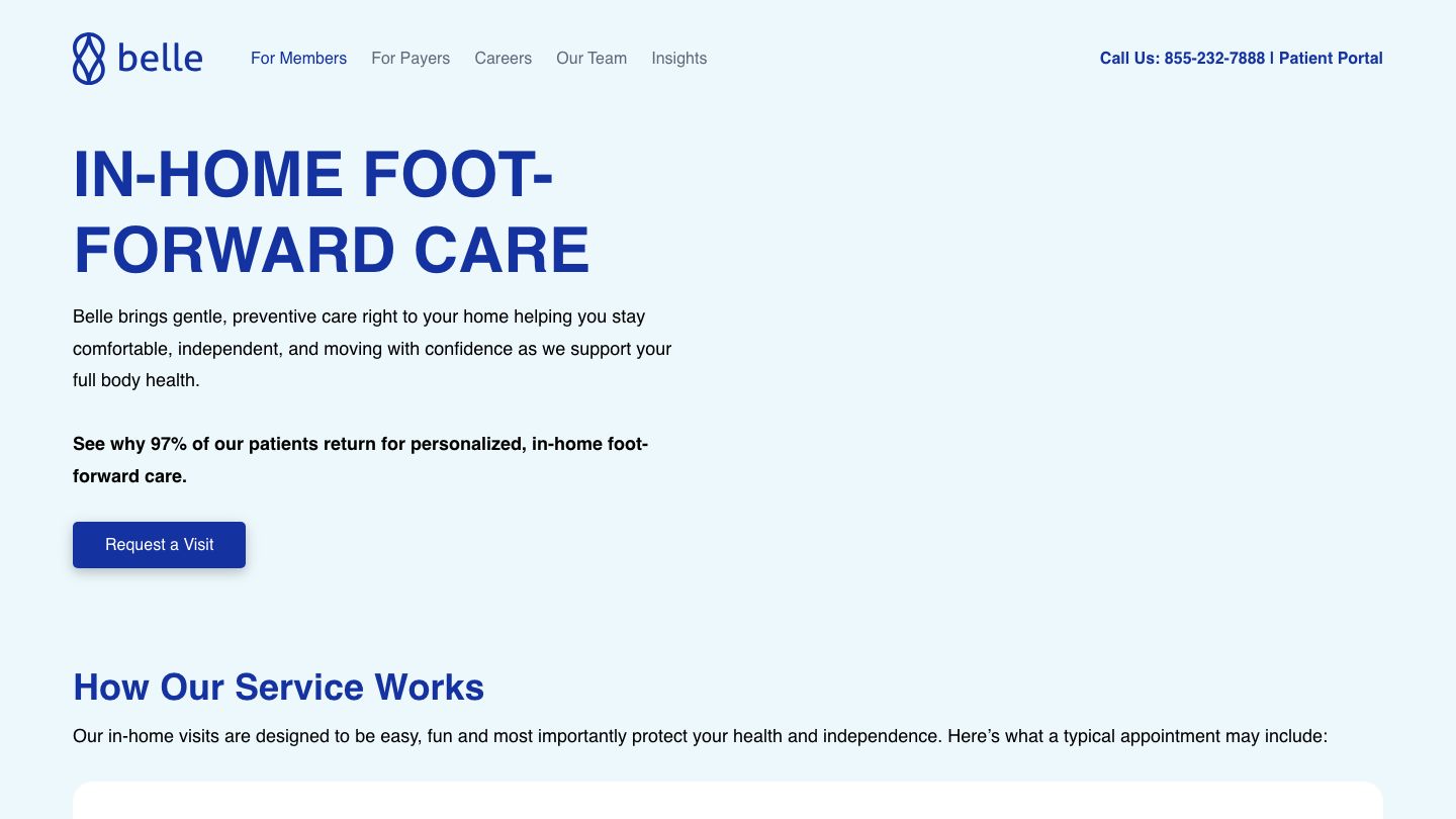 Belle: In-home Foot Care