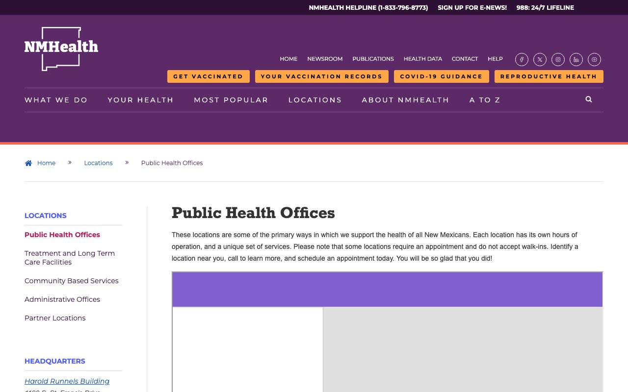 Bernalillo County Wellesley Health Center