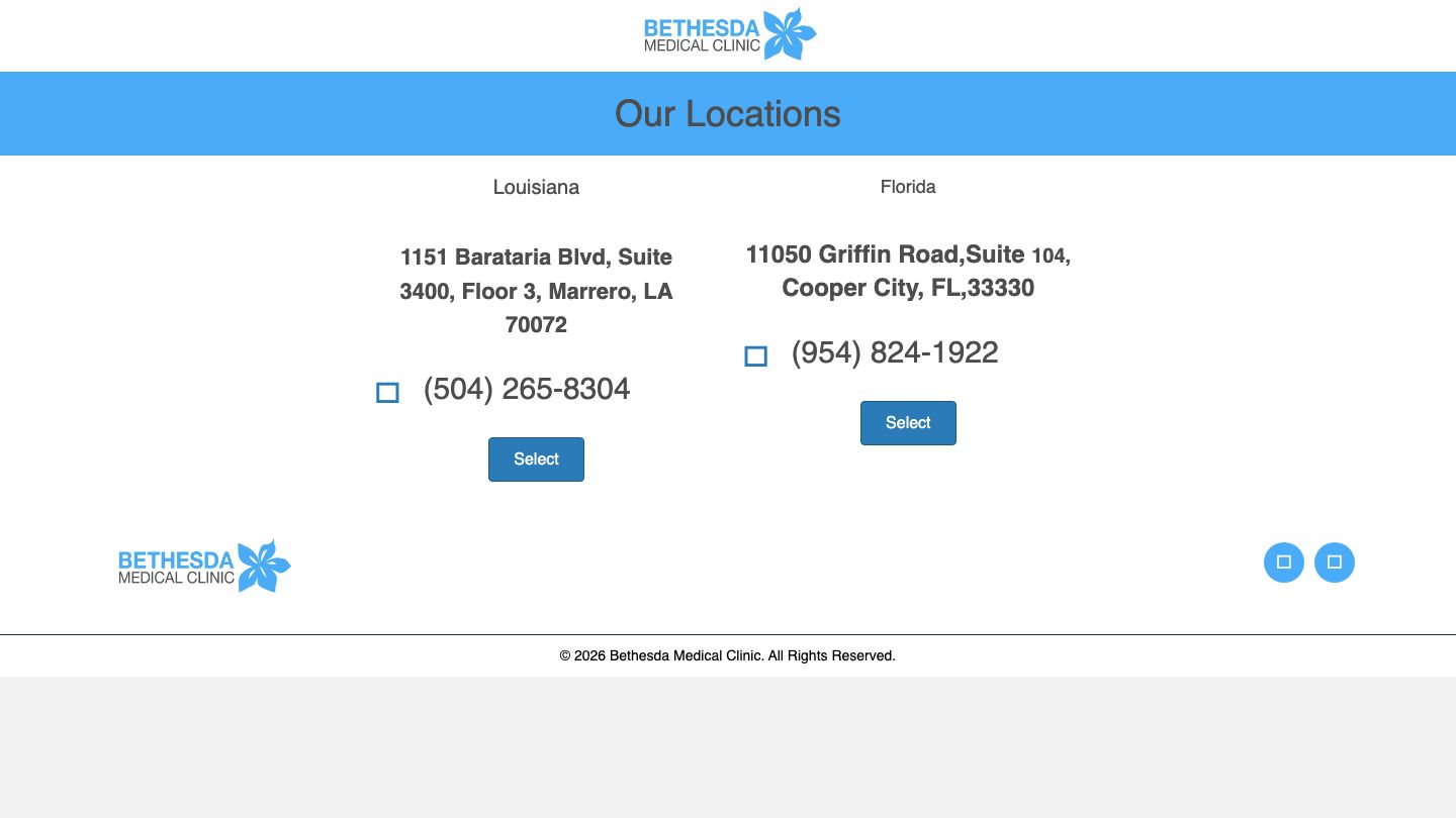 Bethesda Medical Clinic - Infusion Center