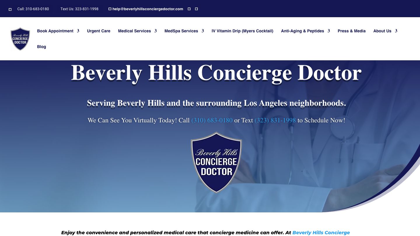Beverly Hills Concierge Doctor: Ehsan Ali, MD