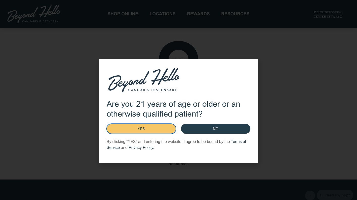 BEYOND / HELLO Cannabis Dispensary - Philadelphia