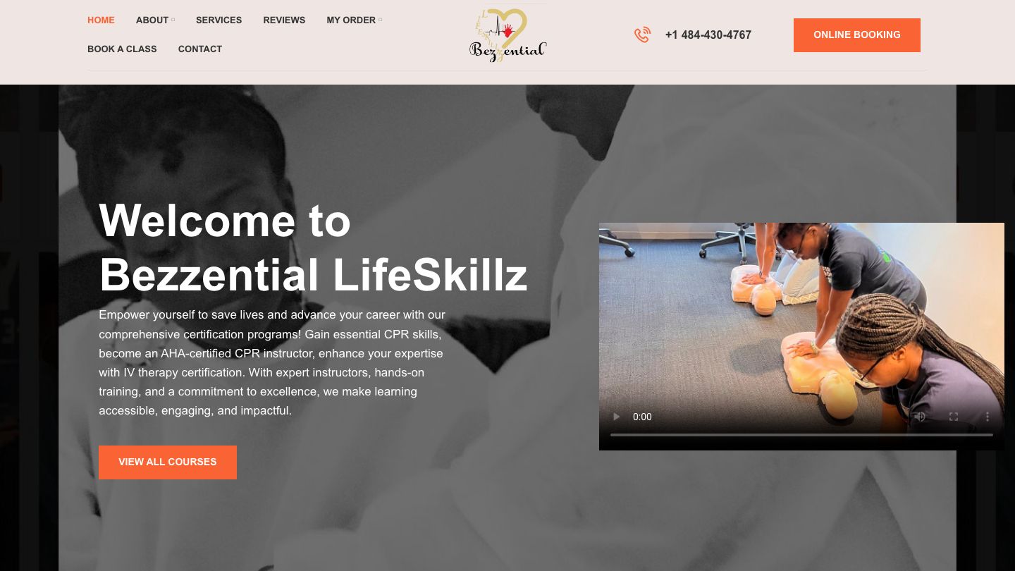 Bezzential Life Skillz, CPR and Healthcare Training Services