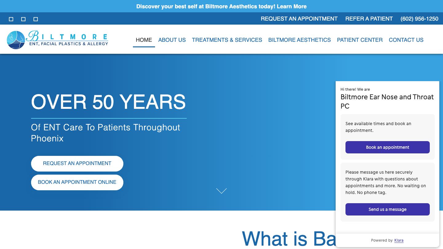 Biltmore ENT, Facial Plastics & Allergy