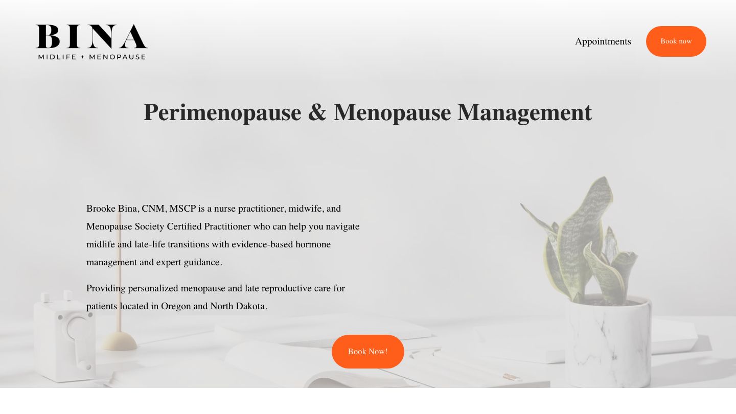 Bina Midlife and Menopause
