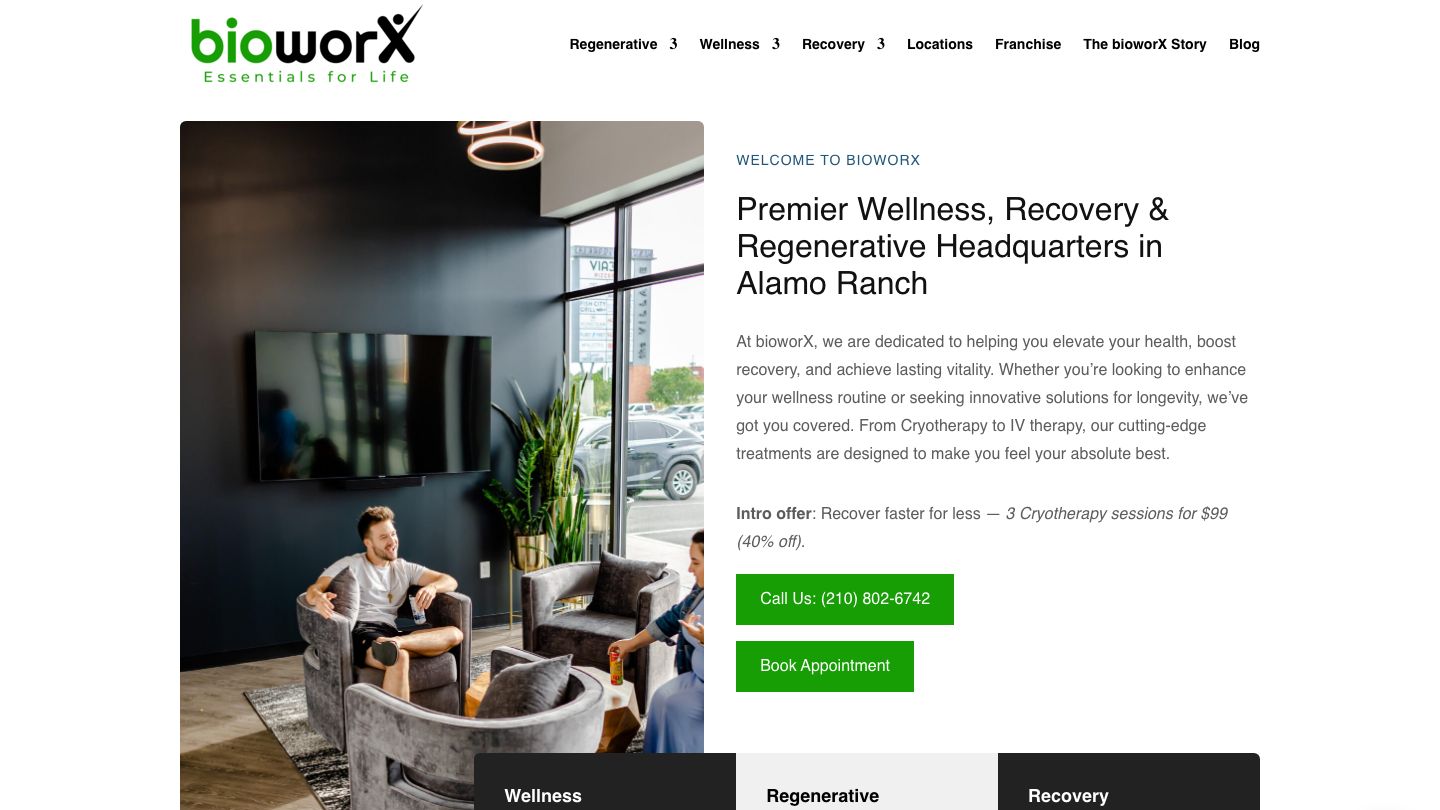 Bioworx by Cryofit Alamo Ranch