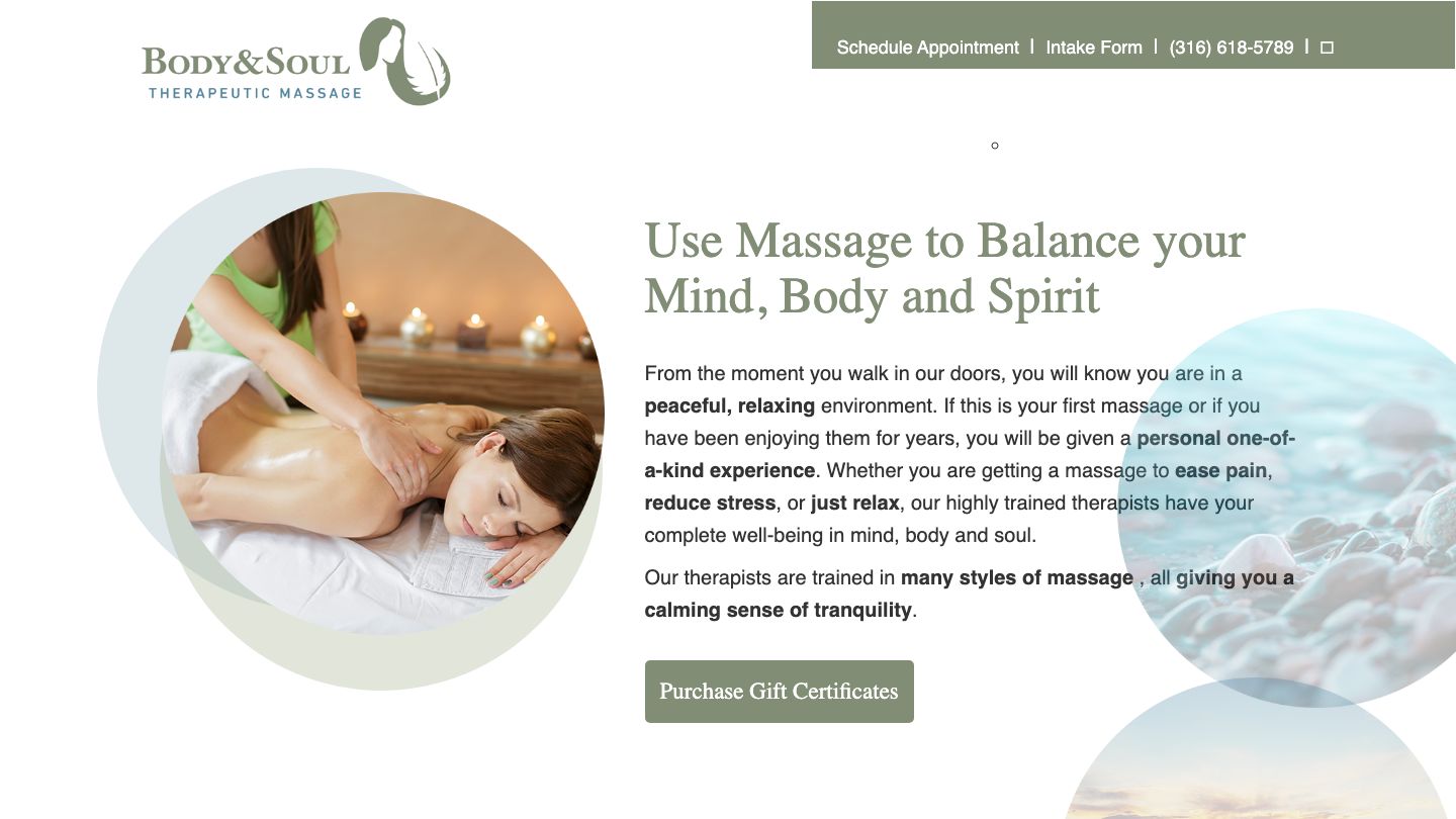 Body & Soul Therapeutic Massage