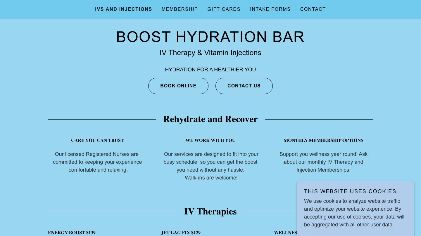 Boost Hydration Bar
