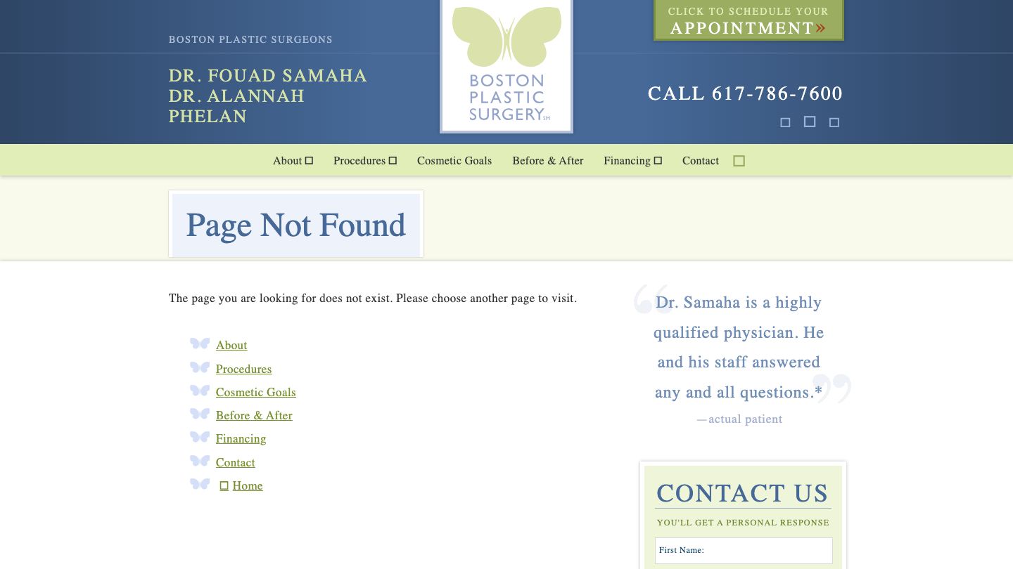 Boston Plastic Surgery: Dr. Fouad Samaha