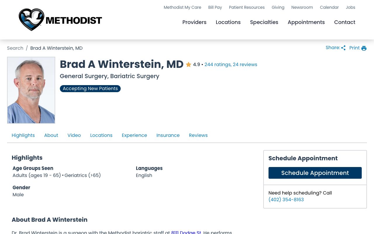 Brad Winterstein, MD