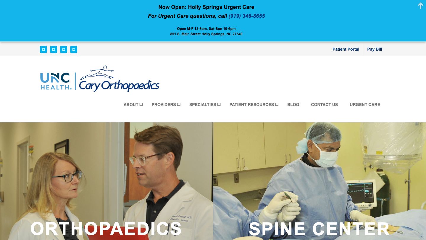 Cary Orthopaedics & Spine