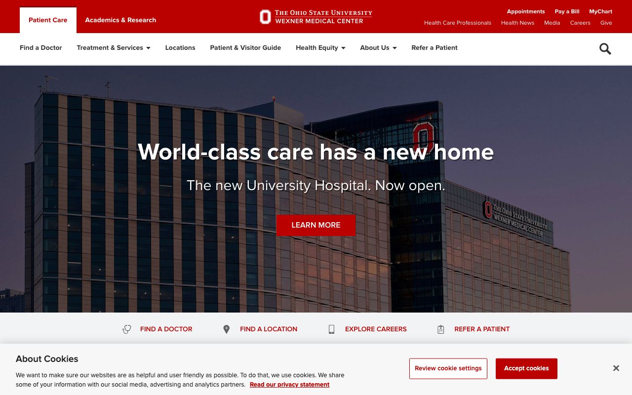 Center for Regenerative Medicine and Cell Based Therapies at The Ohio State University