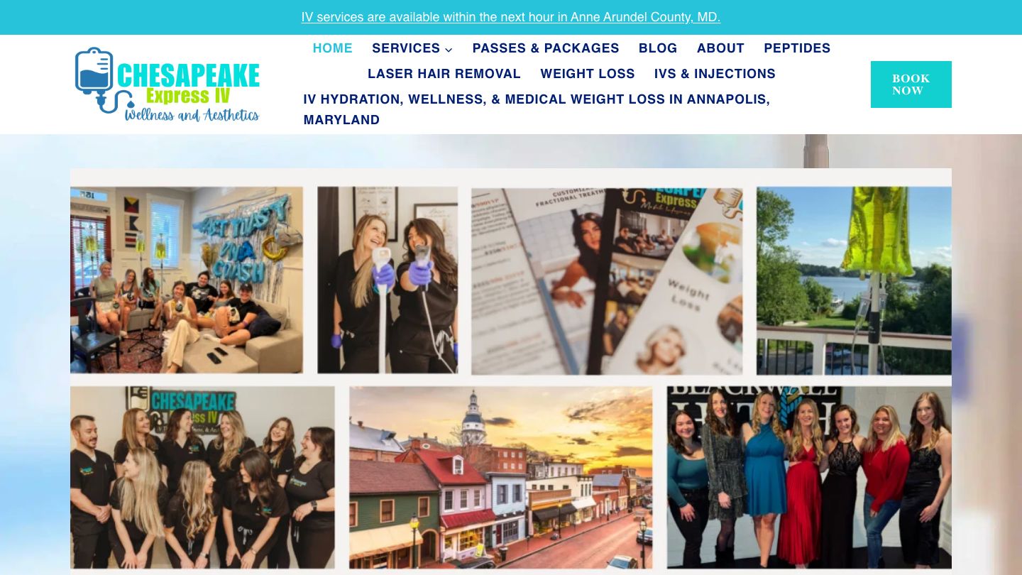 Chesapeake Express IV - IV Therapy - Weight Loss - Wellness and Aesthetics